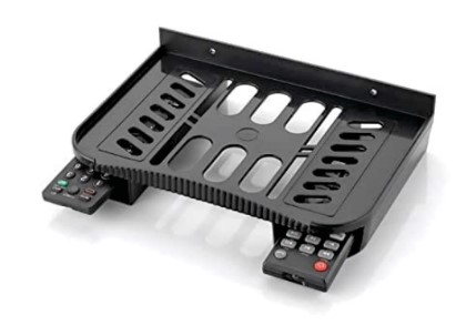 Set Top Box Stand Plastic Stable - Anti-Slip Base Ventilation Holes for Cable Box Router TV Receiver, Lightweight Durable Home Entertainment Furniture Accessory Shelf UAE Living Room Essential 